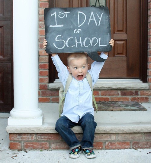 First day a school - a new year comes with lots of emotions. Lifestart on how to get through the first week!